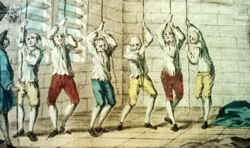 Engraving of Bell Ringers